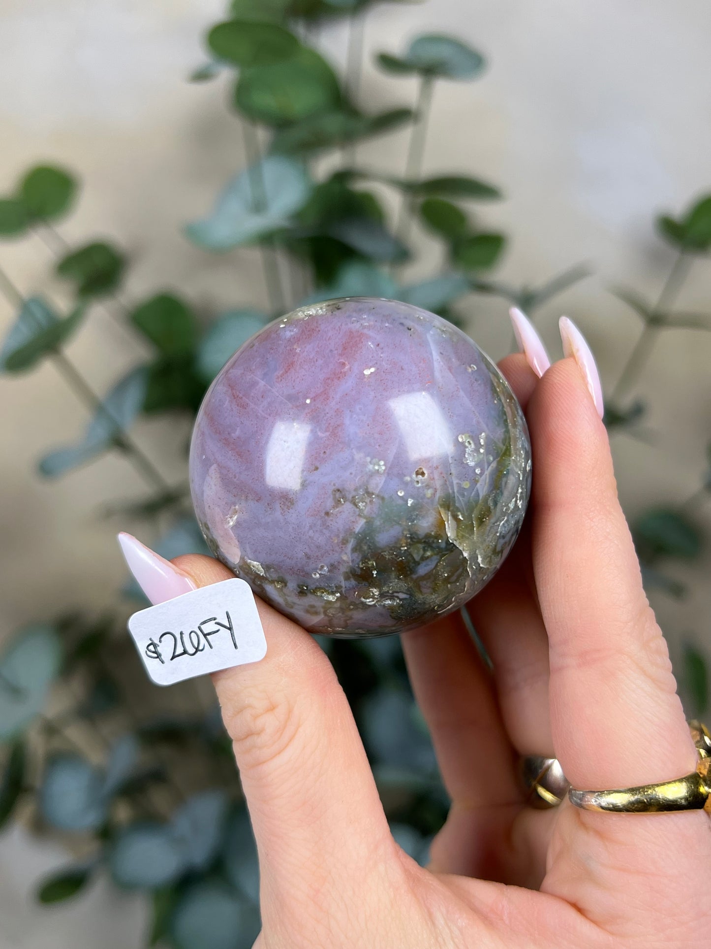 Sea Jasper Spheres (26FX, 26FY, 26FZ)