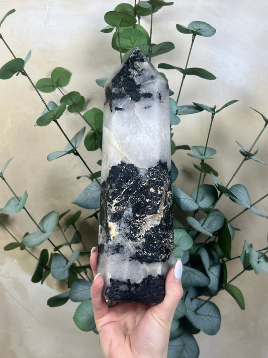 Tourmaline in Quartz Tower (224AA)