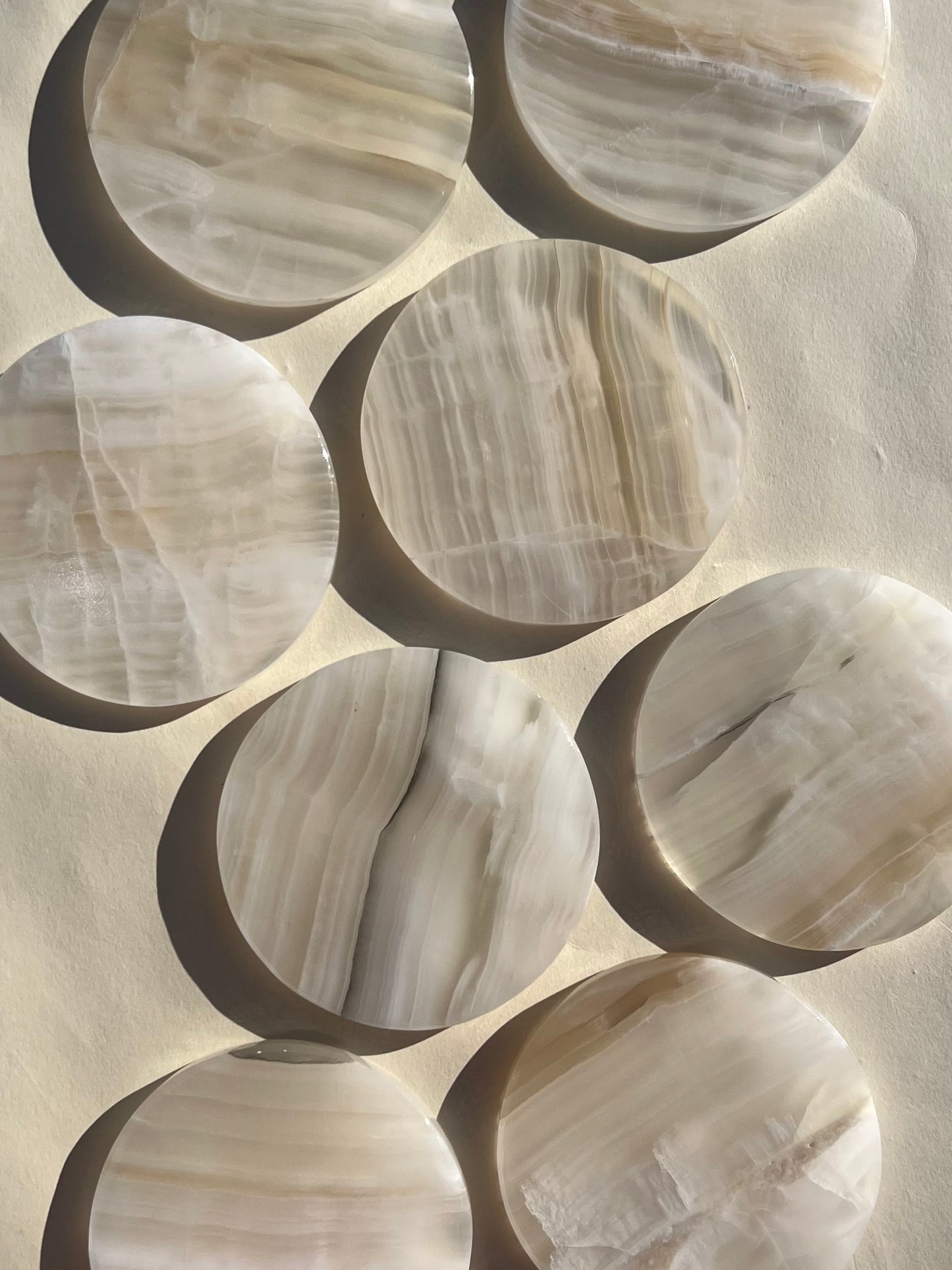 Calcite Coaster Sets (6 options)