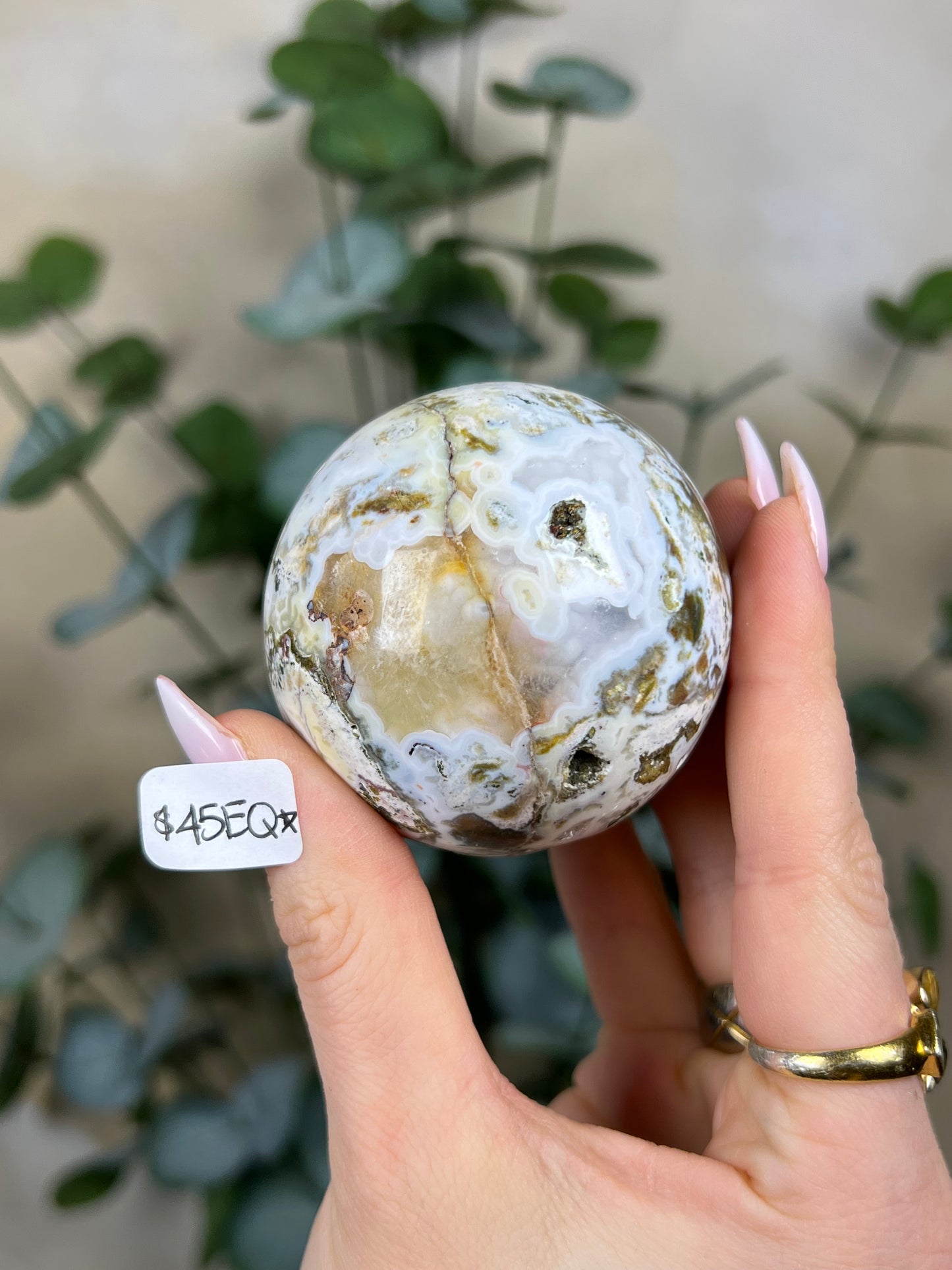 Cosmic Jasper Spheres (43ES, 45EQ)