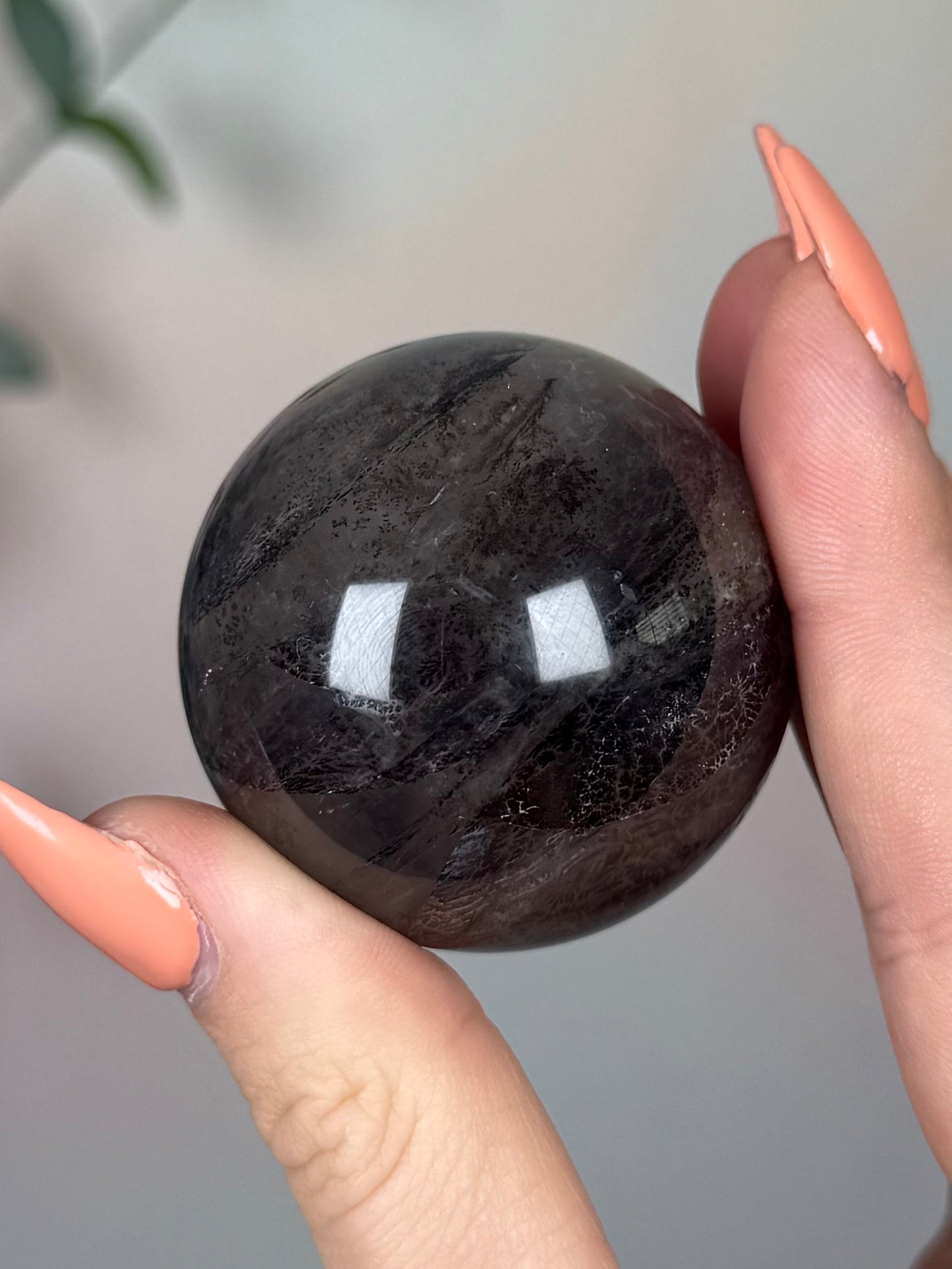 Dendritic Quartz Sphere (119AA)