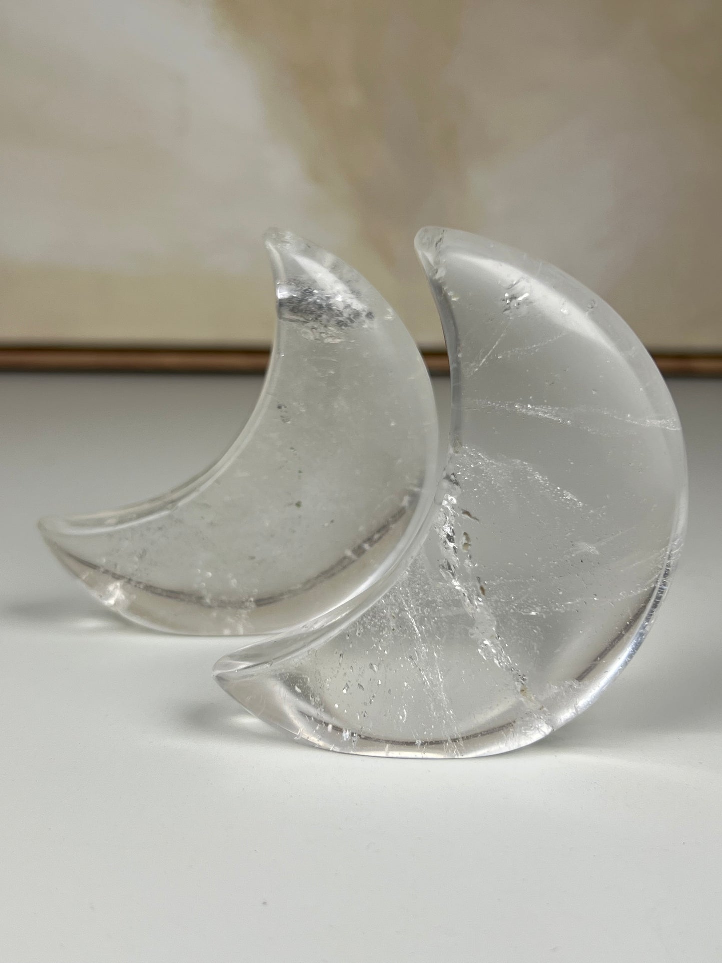 Clear Quartz Standing Moons (40FE, 40FG)