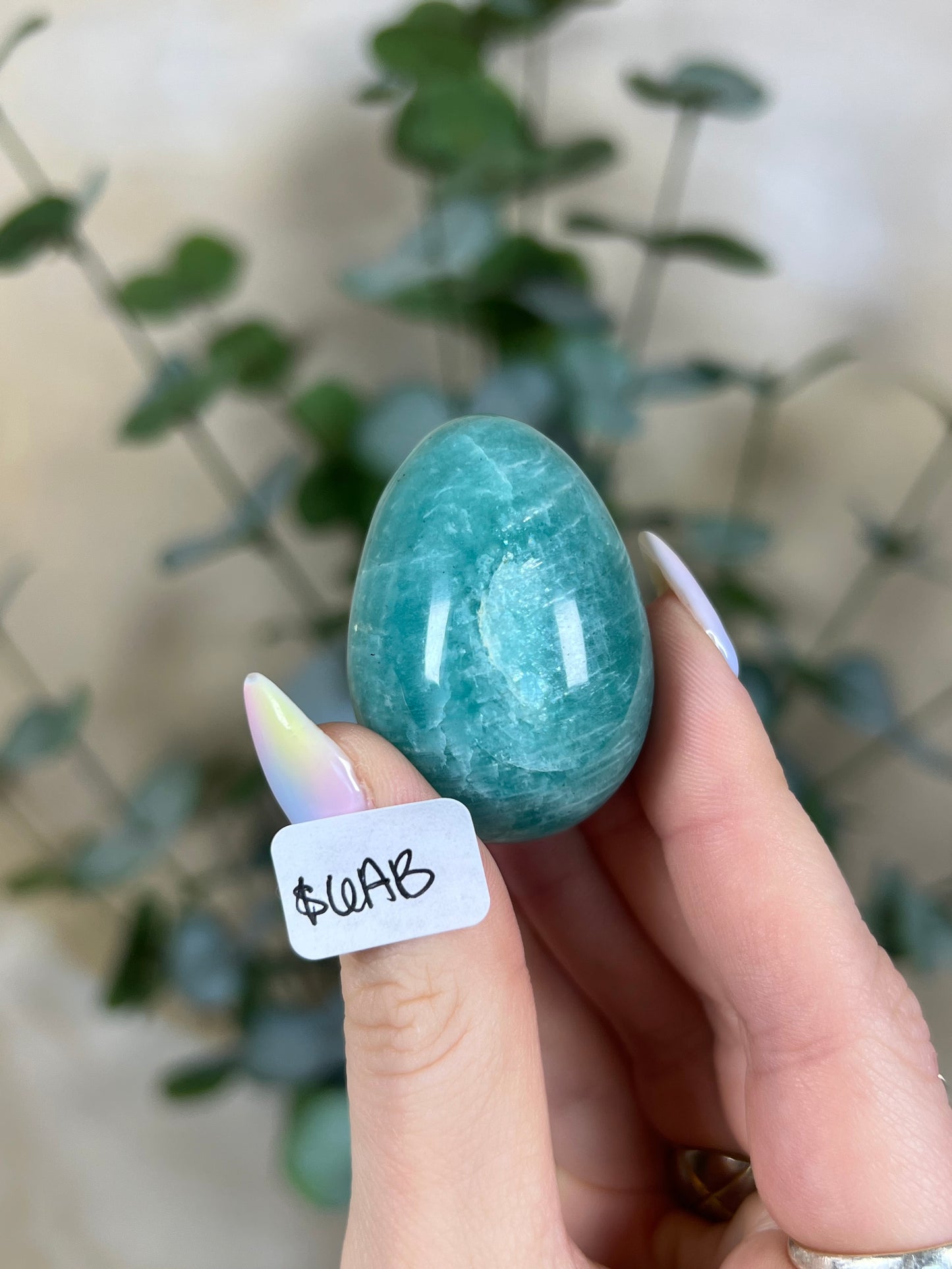Amazonite Eggs (6AA-8AC)
