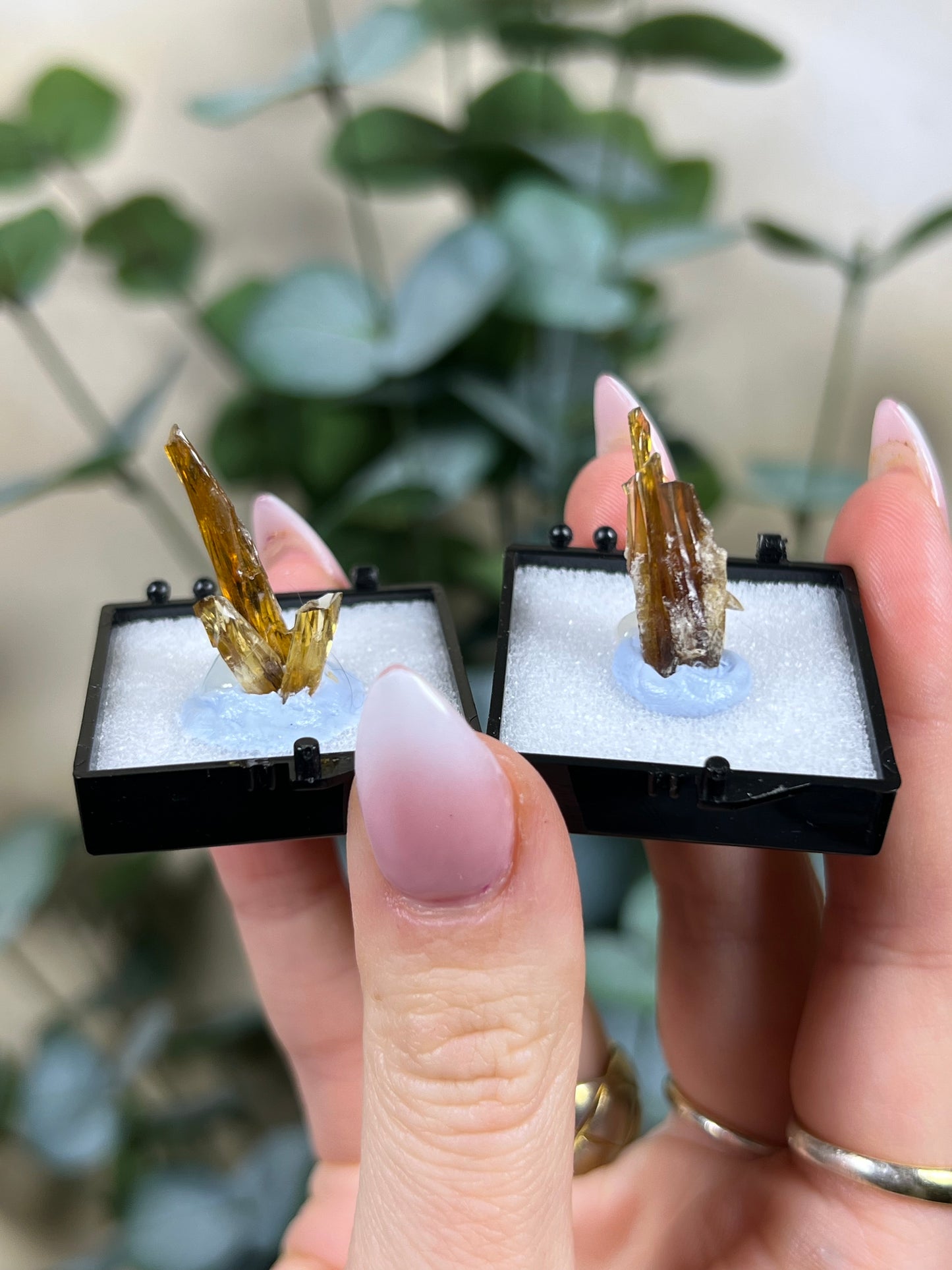 Amber Calcite Perky Box