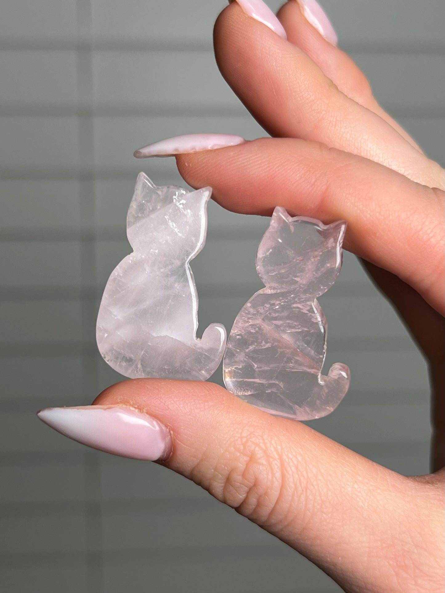 Rose Quartz Kitties