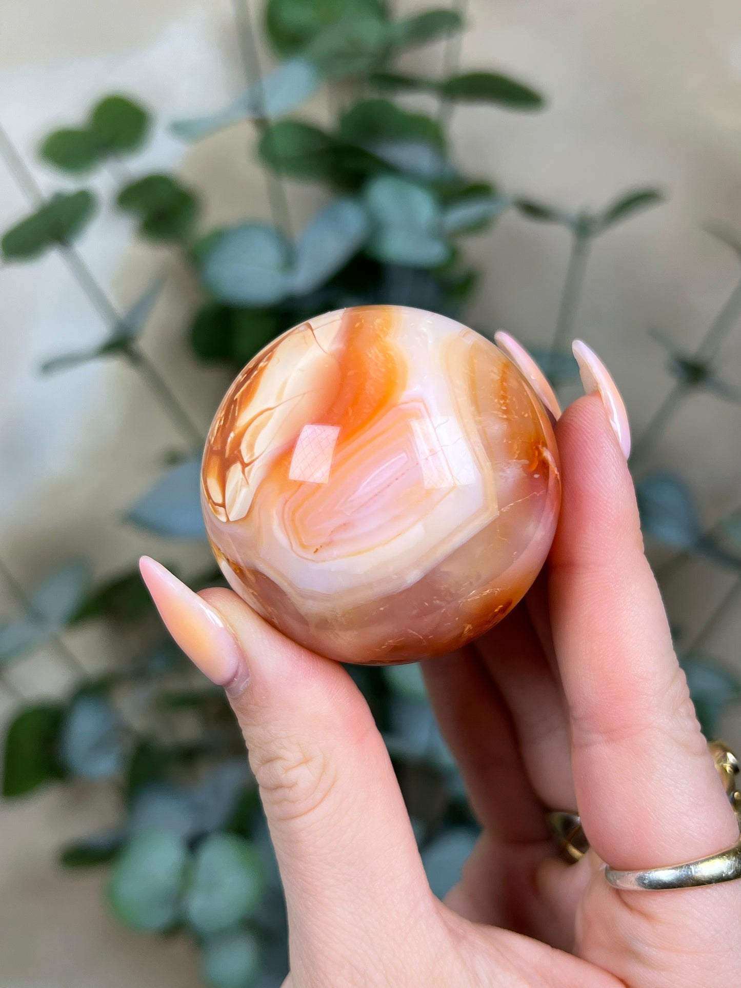 Carnelian Sphere, Brazilian (35AF)