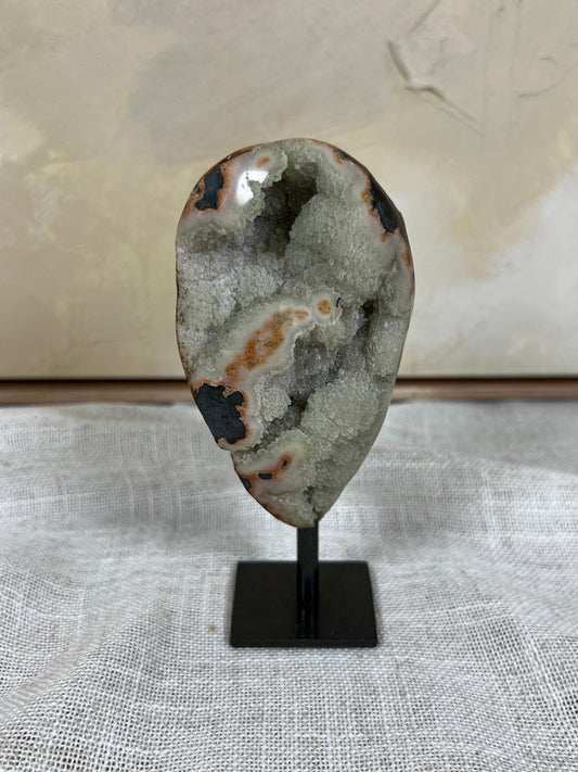 Mint Peach Amethyst on Stand (45AA)