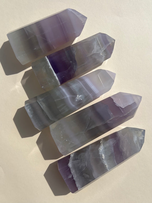 Yttrium Fluorite Towers (40-48, 5 options)