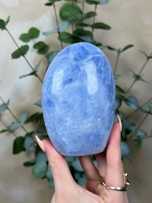 Blue Calcite Freeform (43AD)
