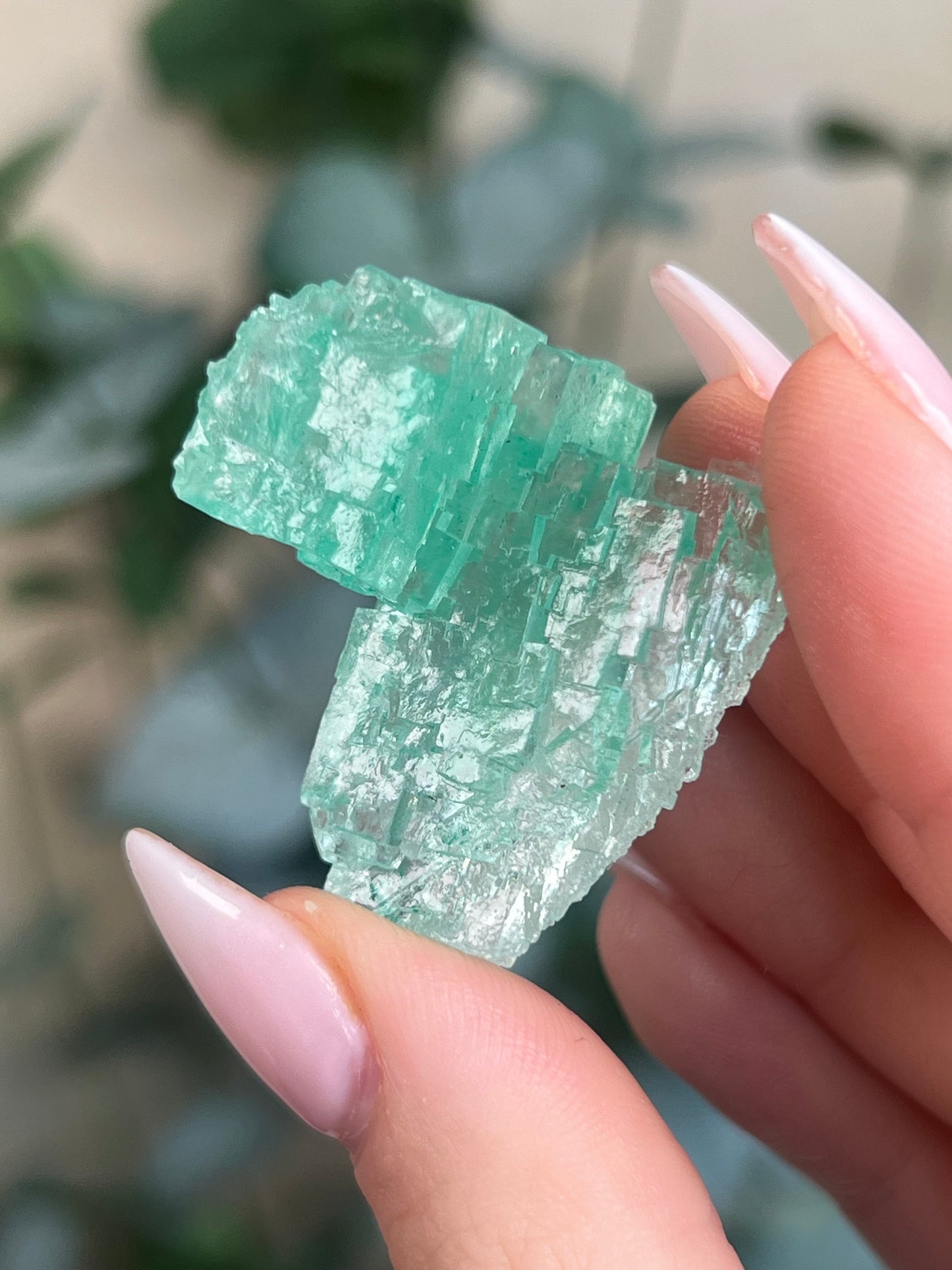 Green Halite with Display Block (85KD)