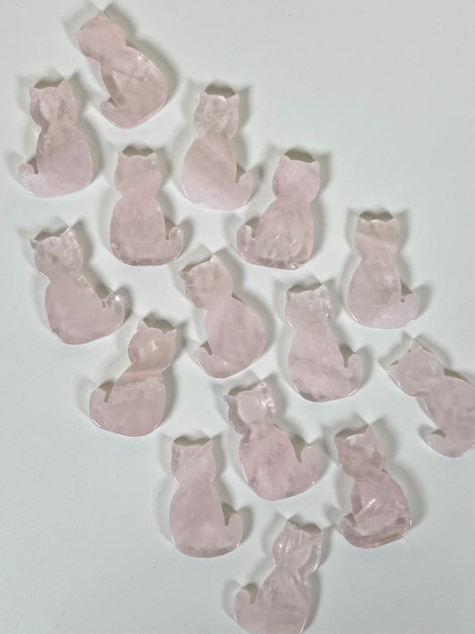 Rose Quartz Kitties