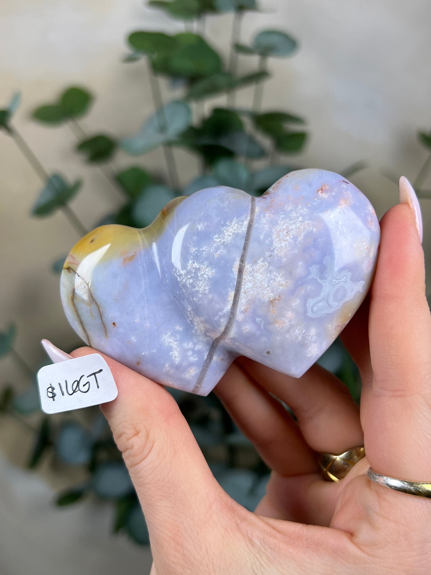 Sea Jasper Double Hearts (14HL, 16GT, 17FX)