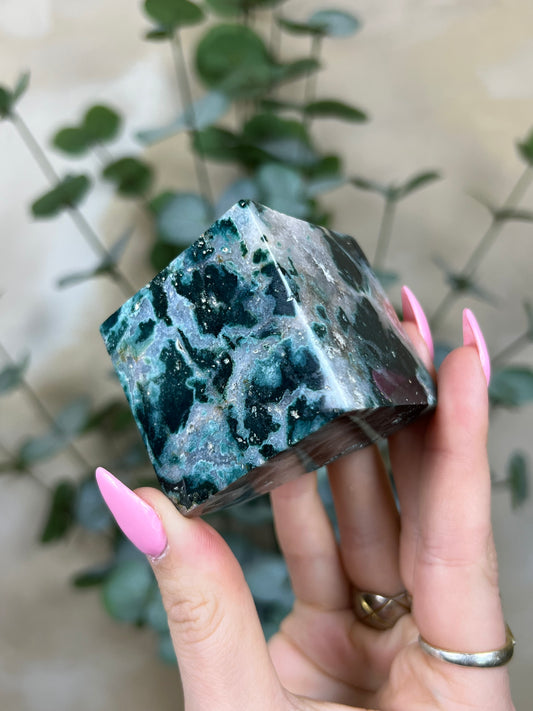 Sea Jasper Cube (20AJ)