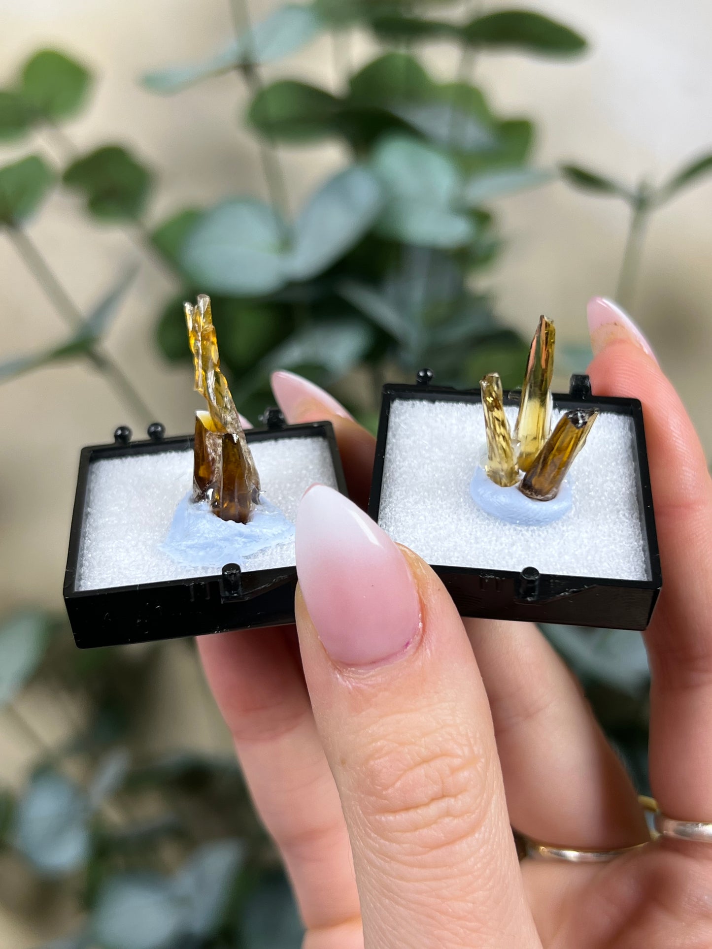 Amber Calcite Perky Box