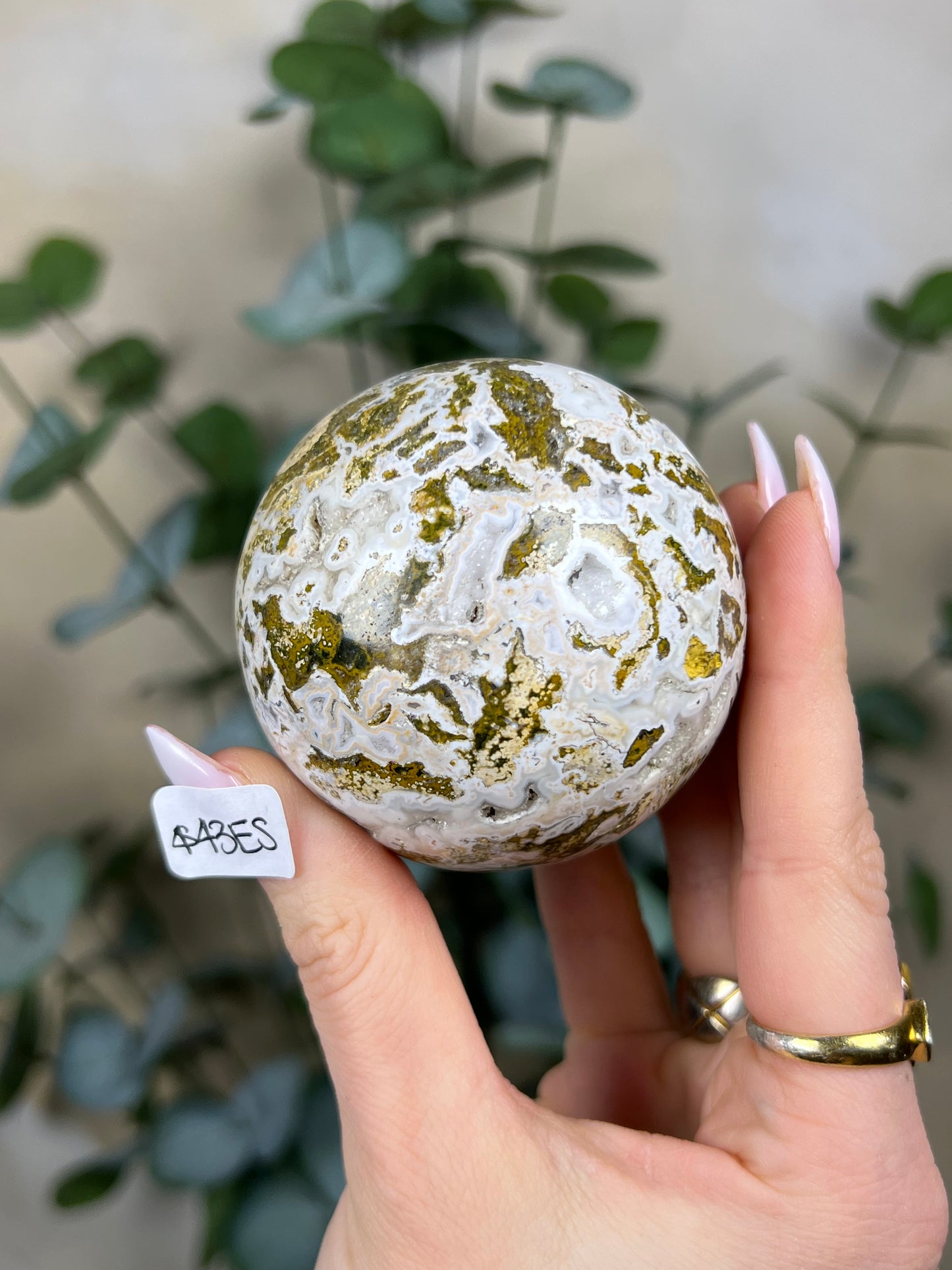 Cosmic Jasper Spheres (43ES, 45EQ)