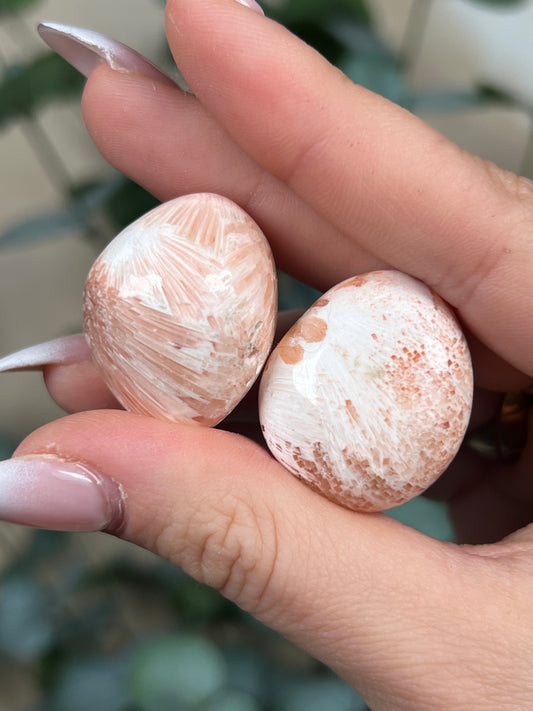 Pink Scolecite Tumble