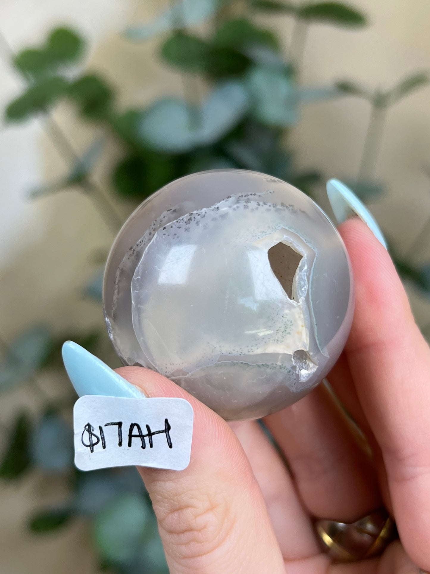 Flower Agate Spheres (17AH-25AI)