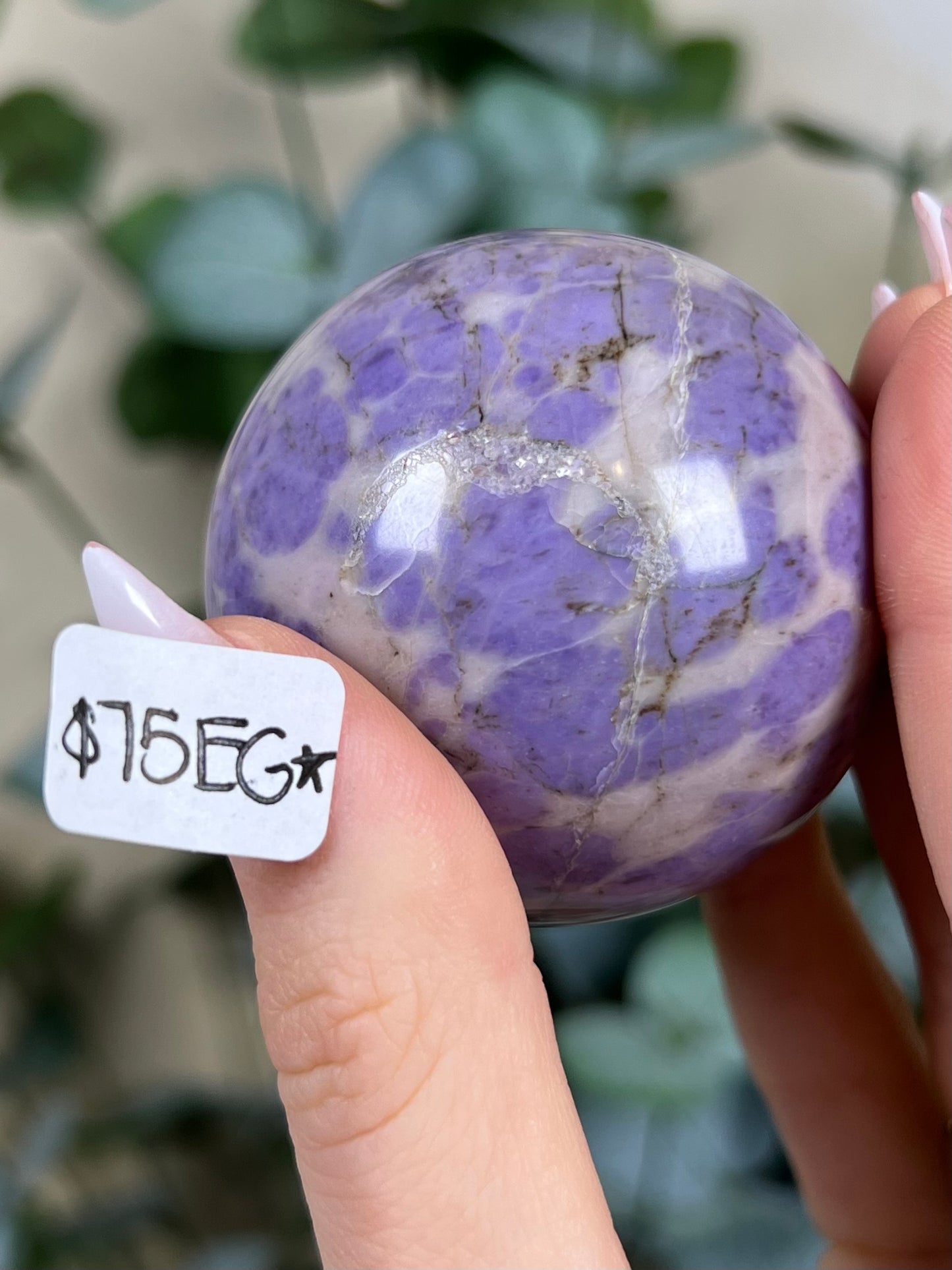 Lavender Jade Spheres (73EF, 75EG)