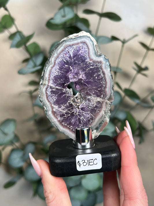 Amethyst Slab on Stand (2 options)