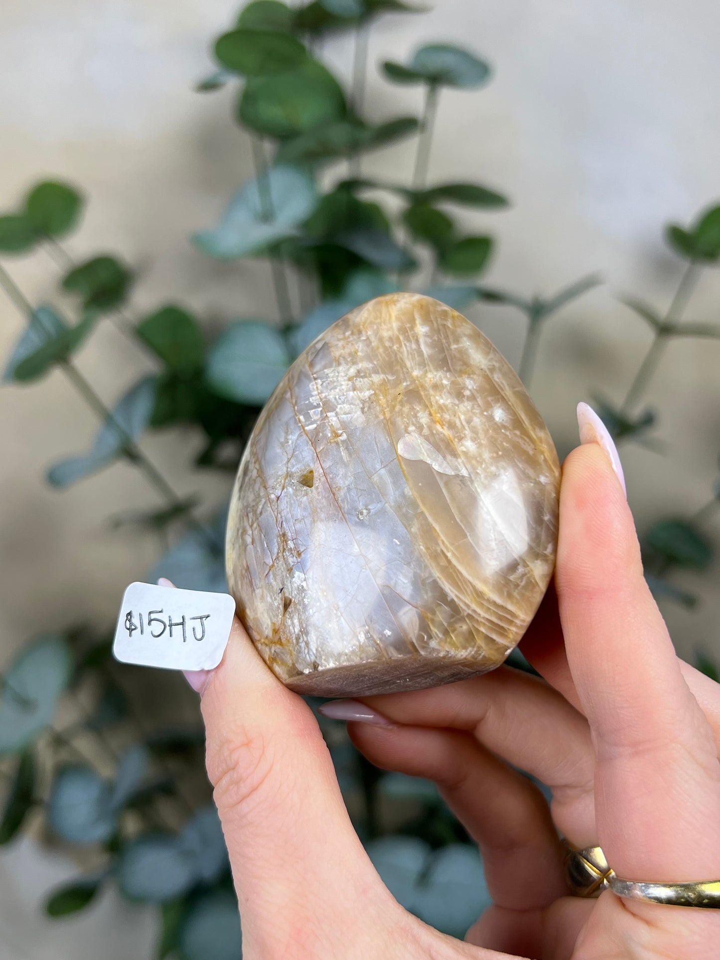 Peach Moonstone Freeforms (15HI, 15HJ)