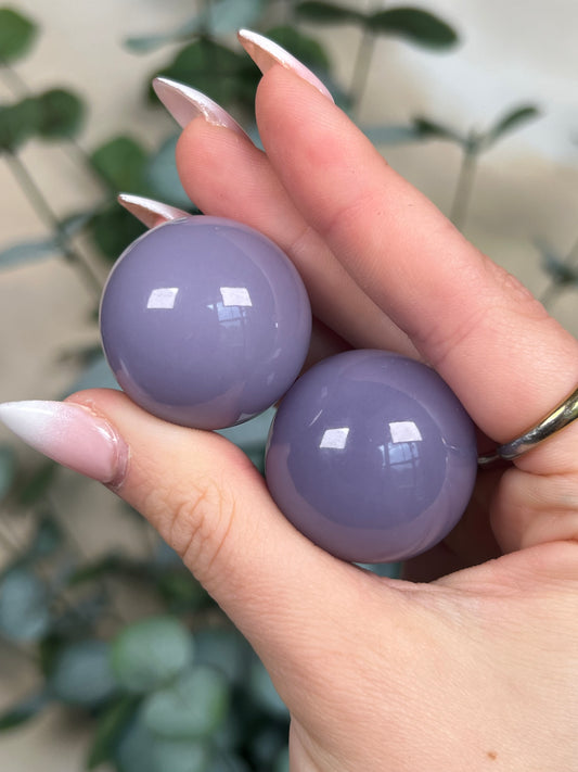 Lavender Fluorite Mini Sphere