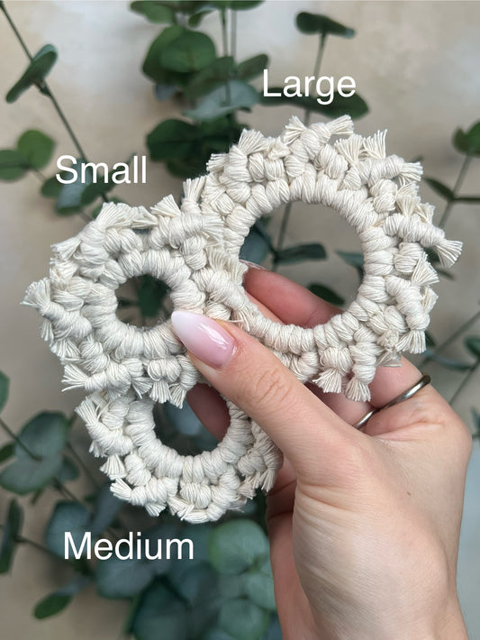 Sphere Stand - Macrame Natural Color (3 Sizes)