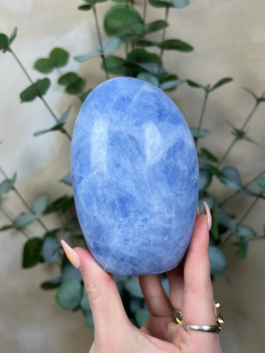 Blue Calcite Freeform (43AD)