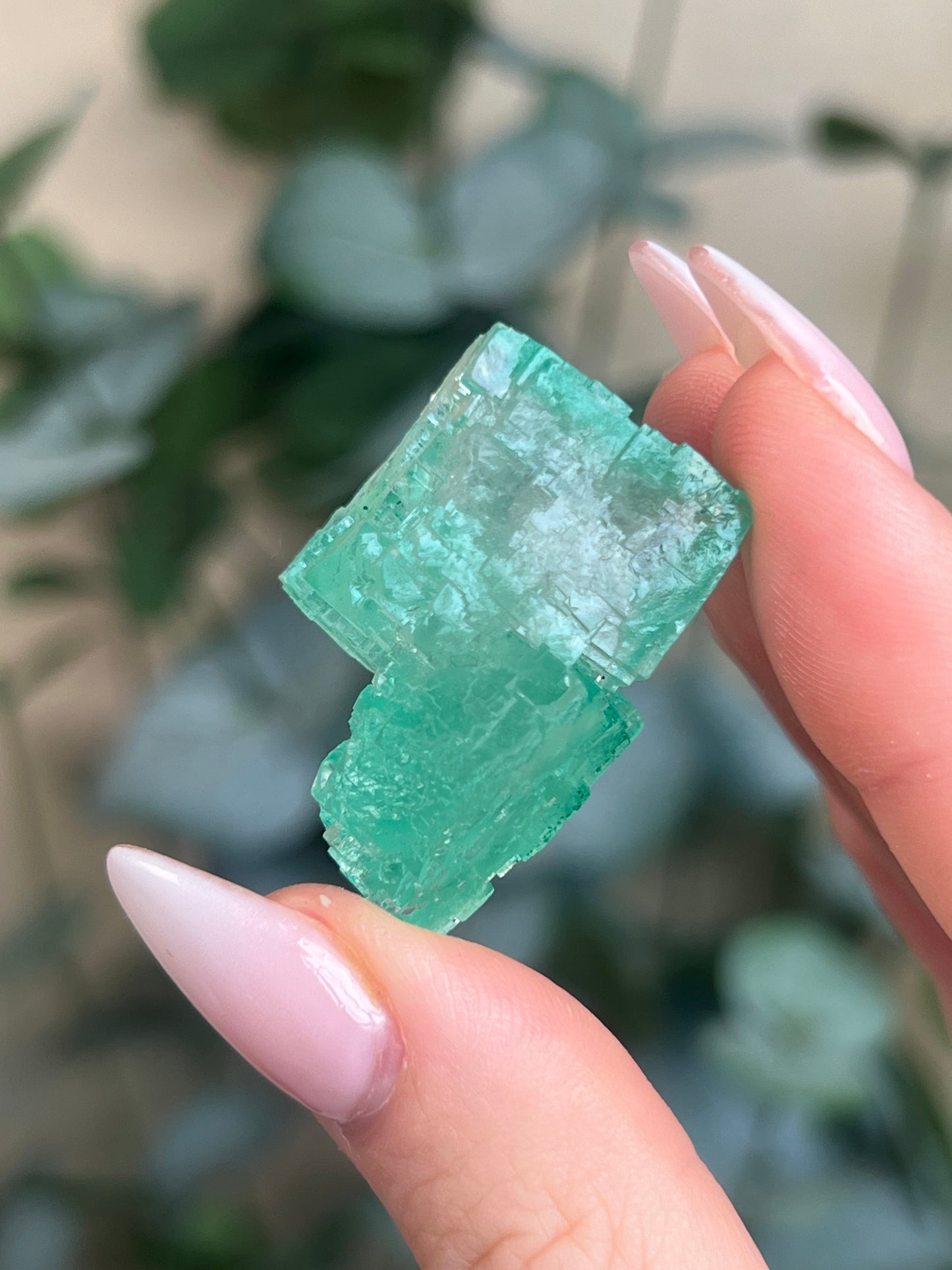 Green Halite with Display Block (55KX)