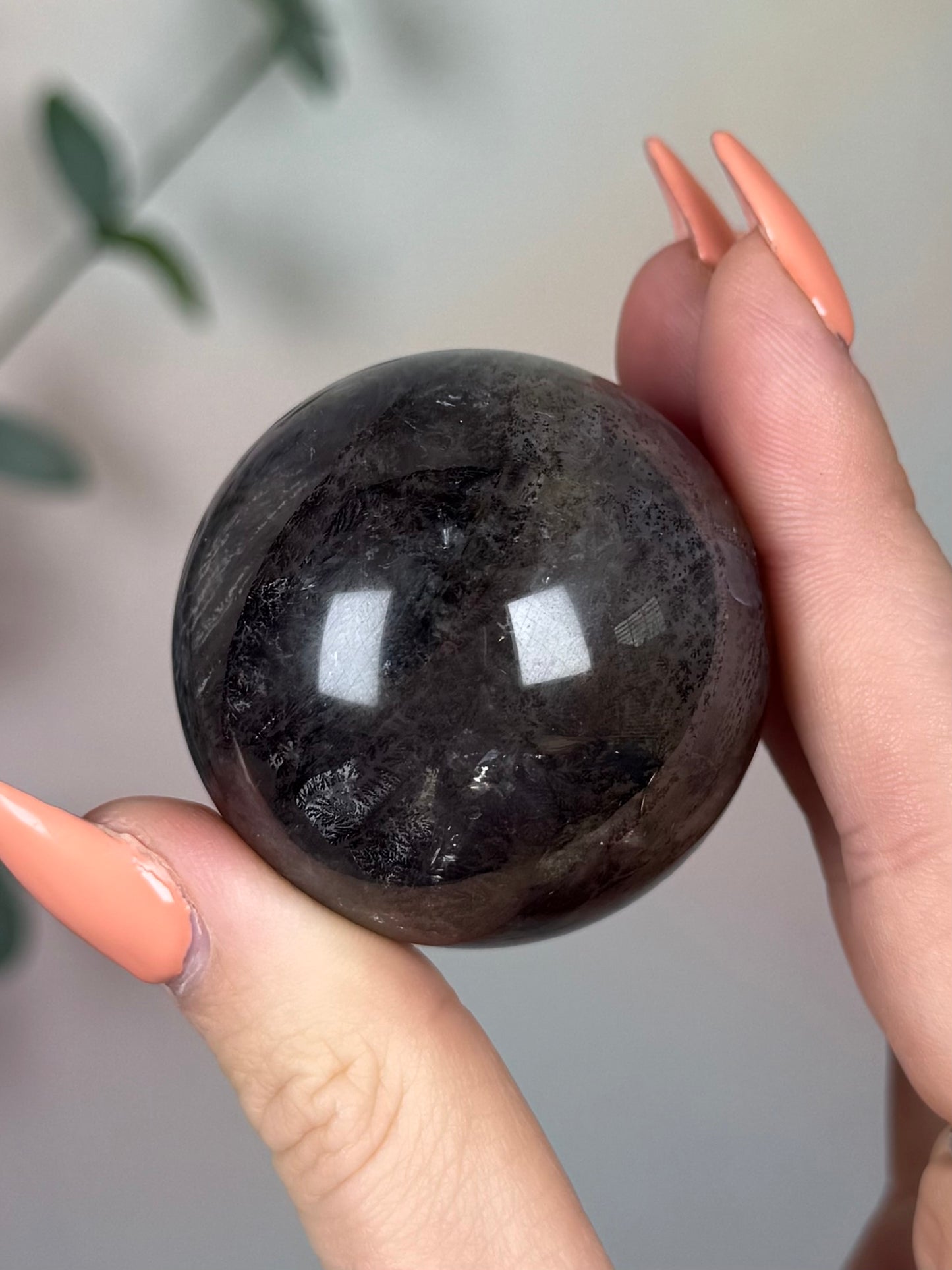 Dendritic Quartz Sphere (119AA)