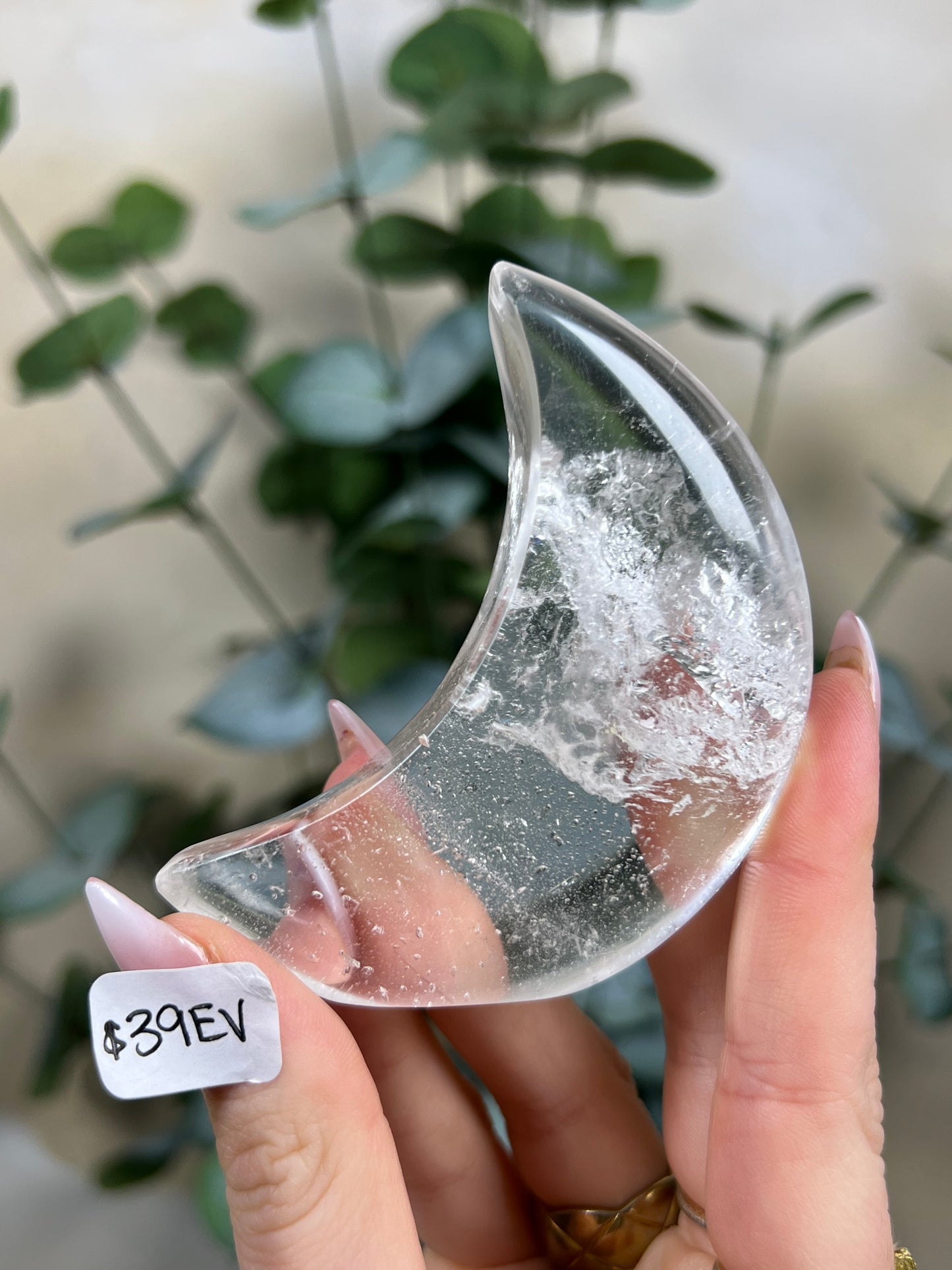 Clear Quartz Standing Moons (39EV, 39EW)