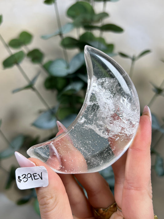 Clear Quartz Standing Moons (39EV, 39EW)