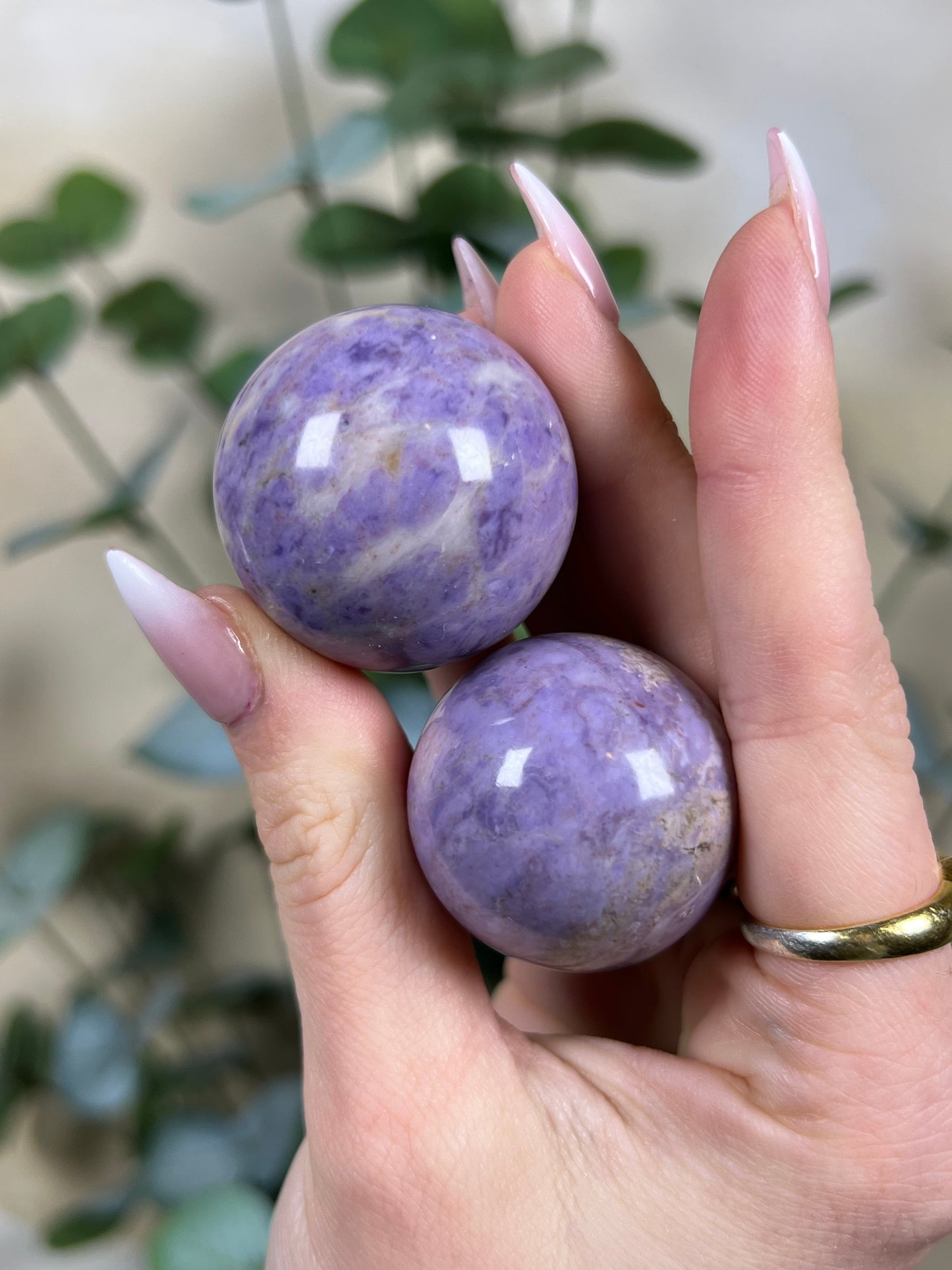 Lavender Jade Mini Spheres