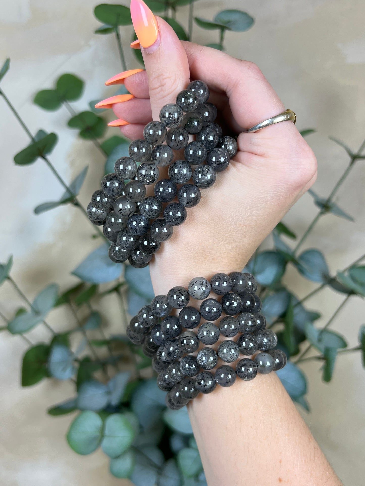 Mica in Quartz Bracelets
