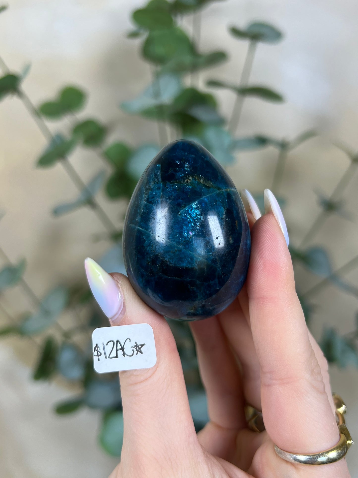 Blue Apatite Eggs (11AB, 12AC)