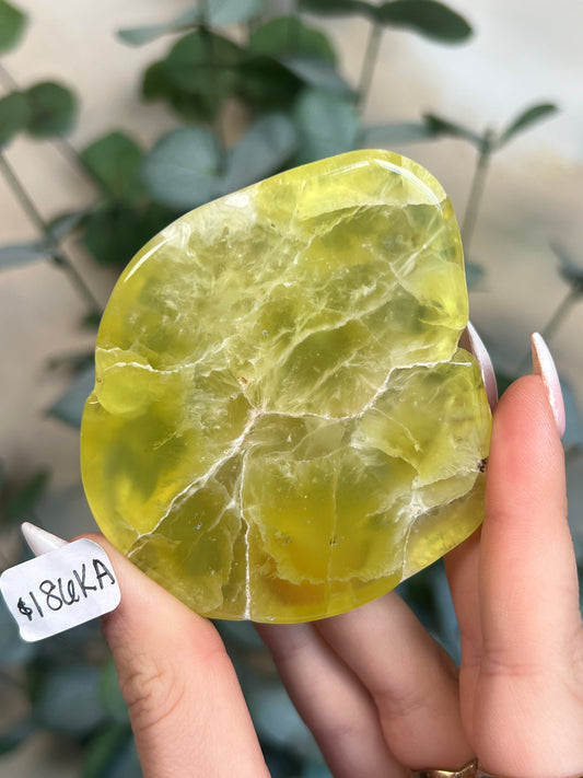 Australian Prehnite Slab (186KA, 186KB, 193KA)