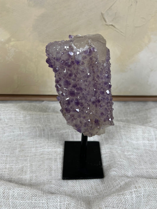 Amethyst Calcite Stalactite on Stand (126AA)