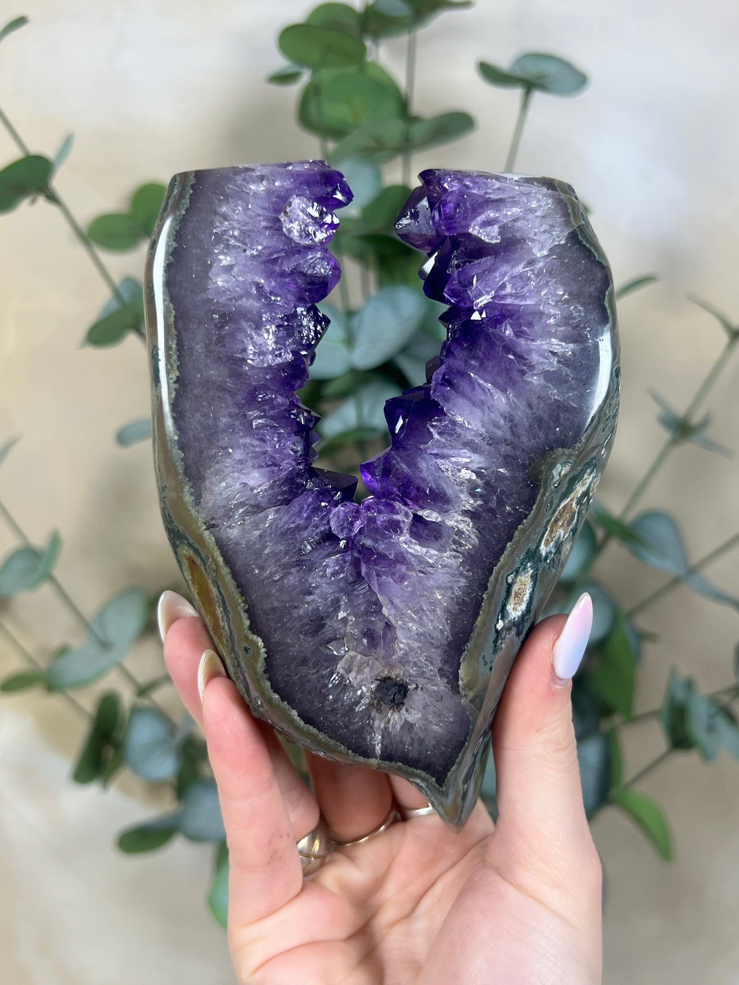 Amethyst on Stand (111AB)