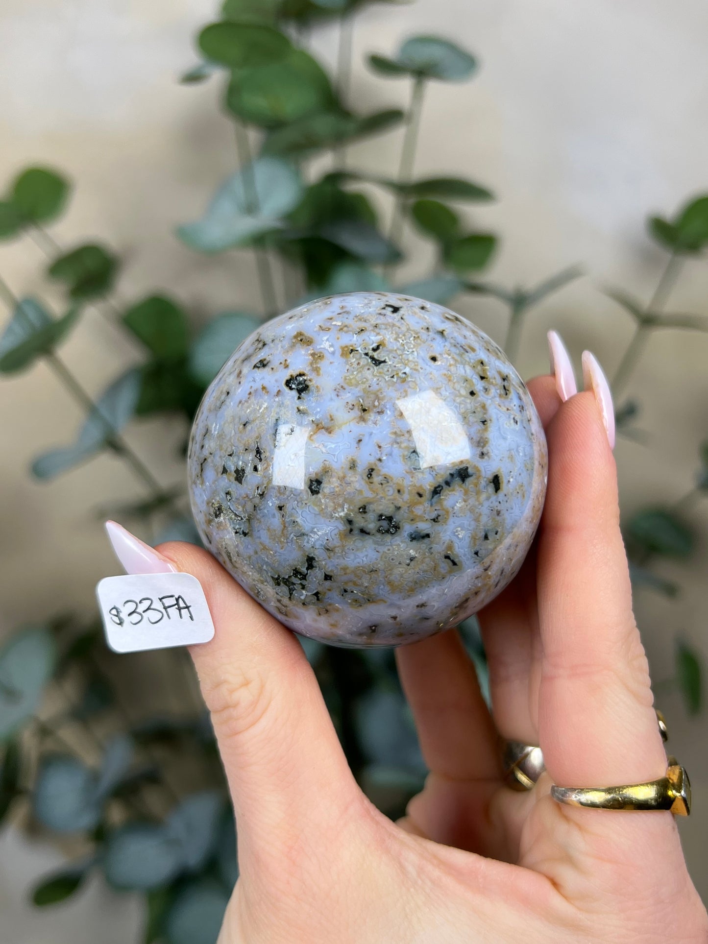 Sea Jasper Spheres (32FM, 33FA)