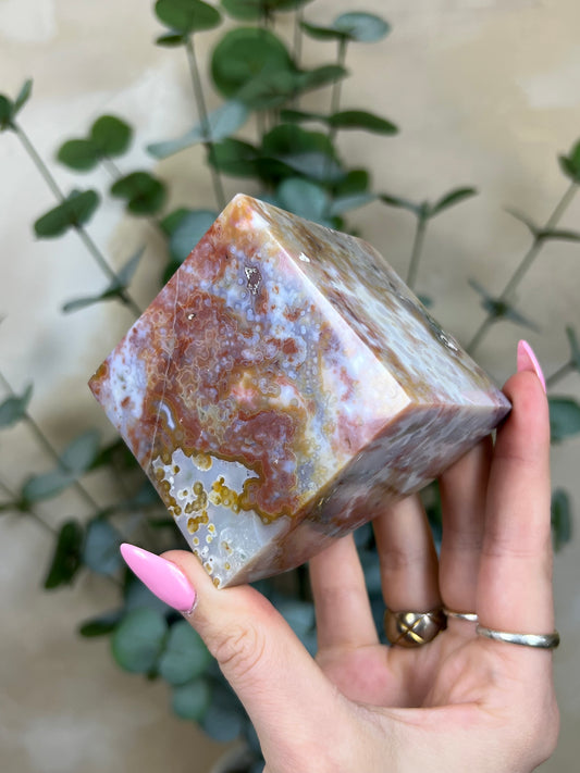 Sea Jasper Cube (52AD)