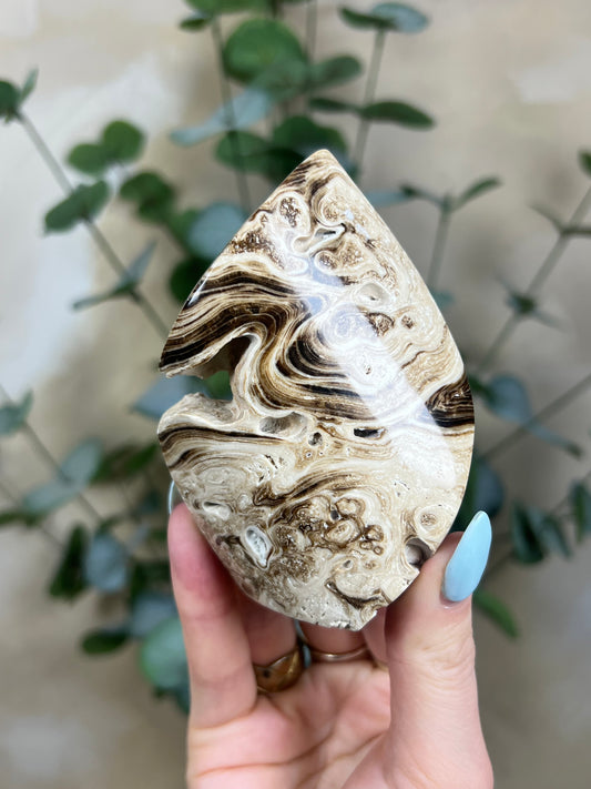 Chocolate Calcite Flame (27AF)