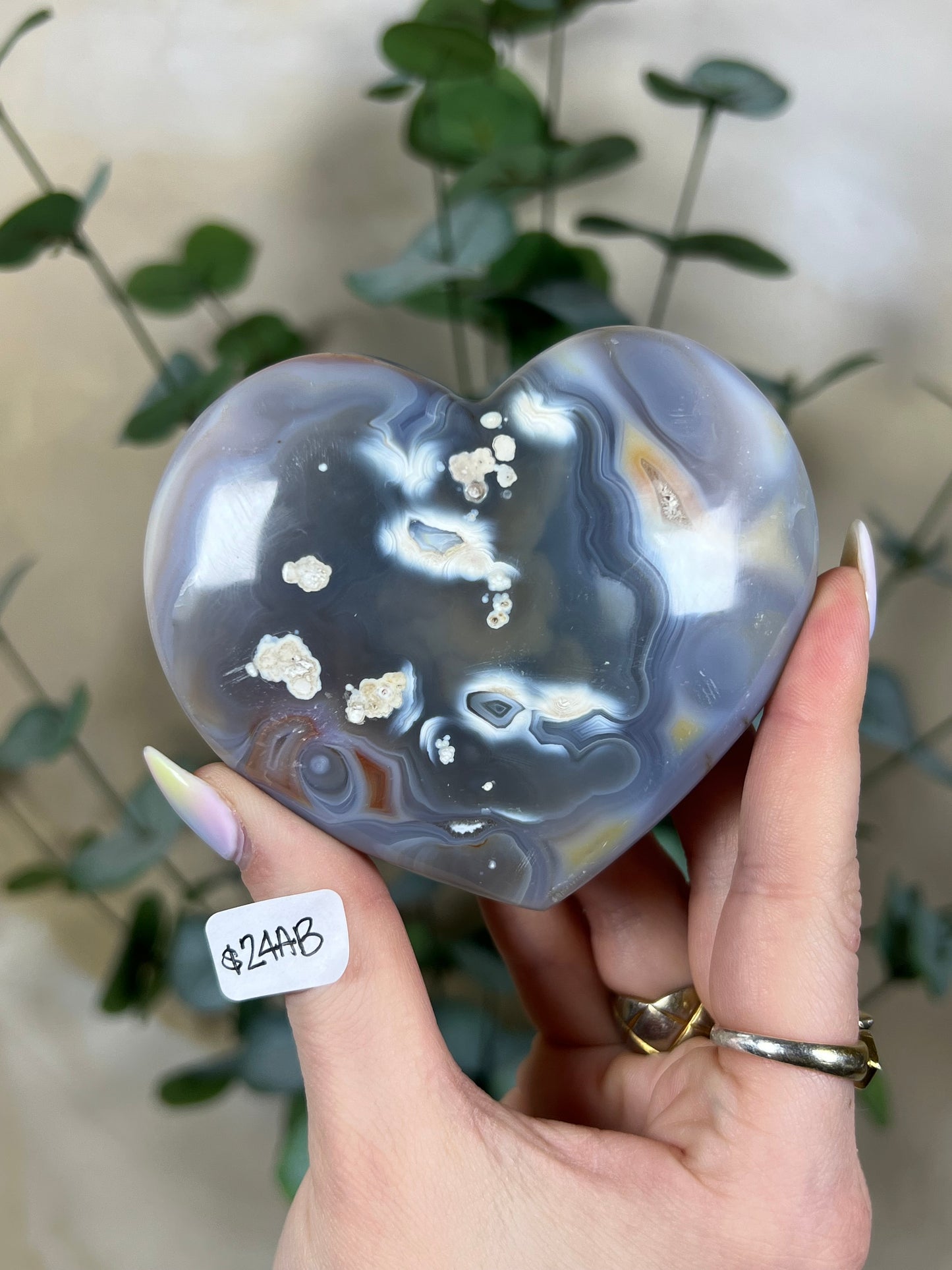 Agate Hearts (9AG, 24AB)