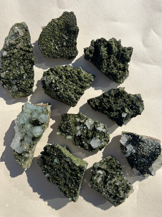 Forest Quartz / Epidote in Quartz (10 options)