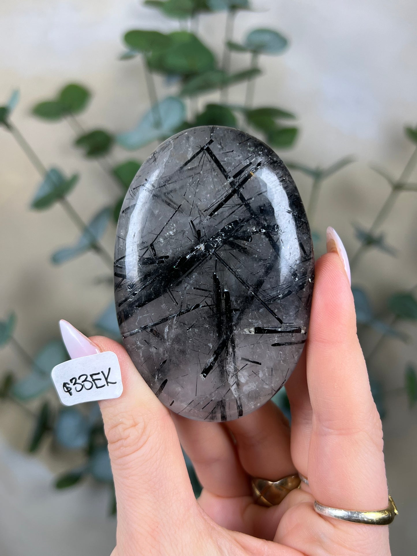 Tourmaline in Quartz Palms (30FP, 33EK)