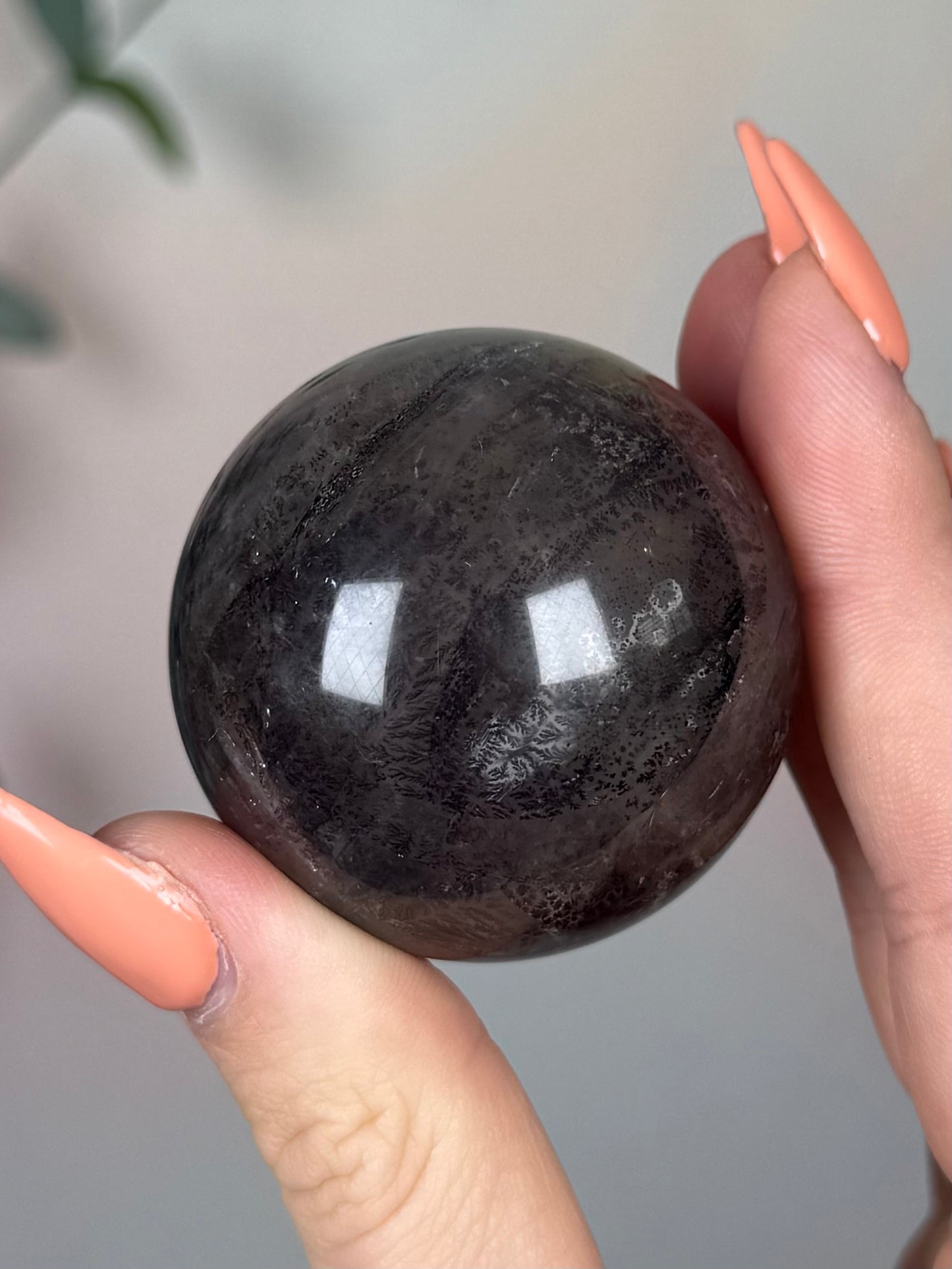 Dendritic Quartz Sphere (119AA)