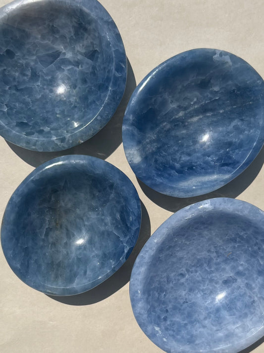 Blue Calcite Bowls (4 options)