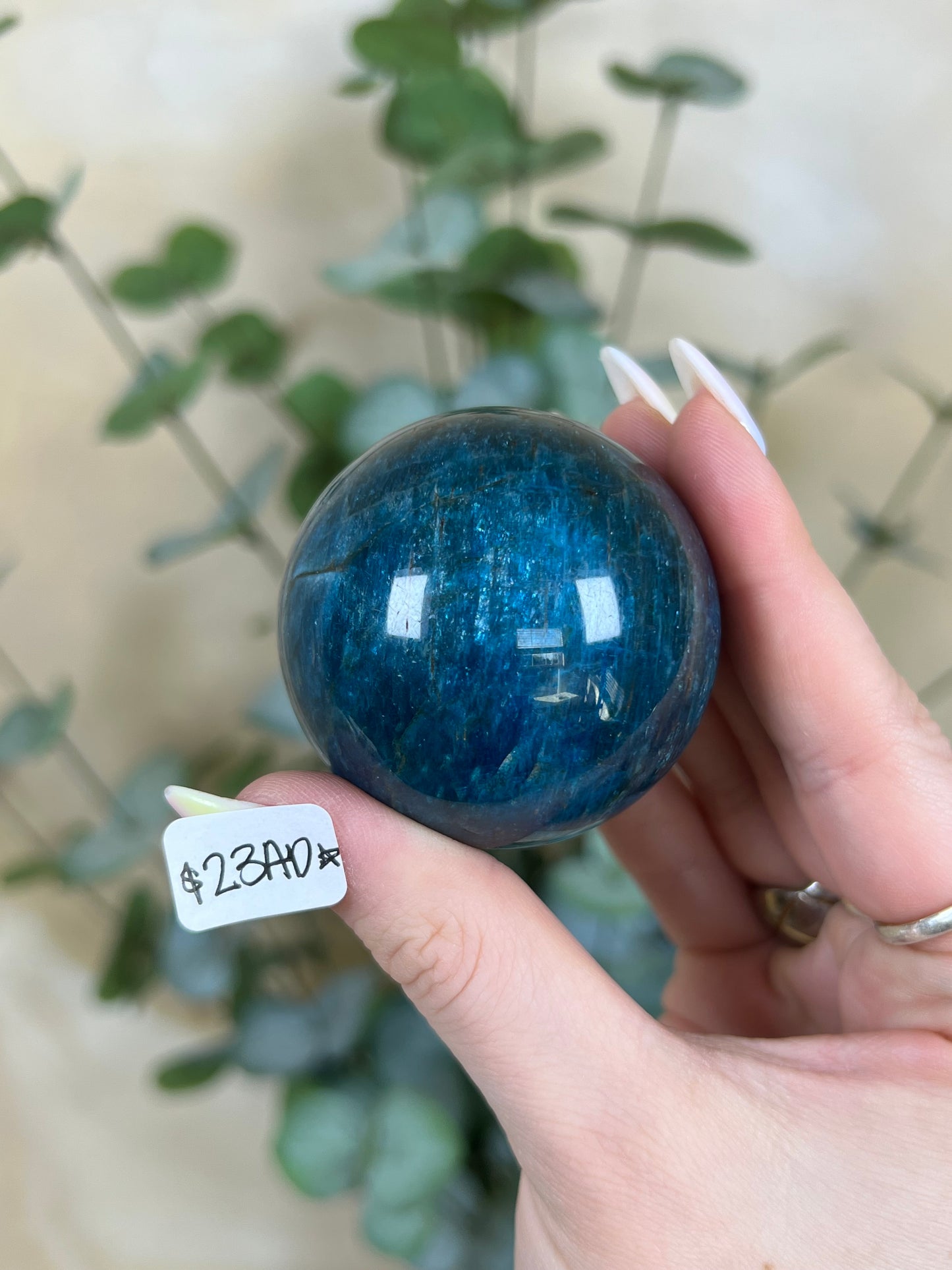 Blue Apatite Spheres (23AD, 25AA)