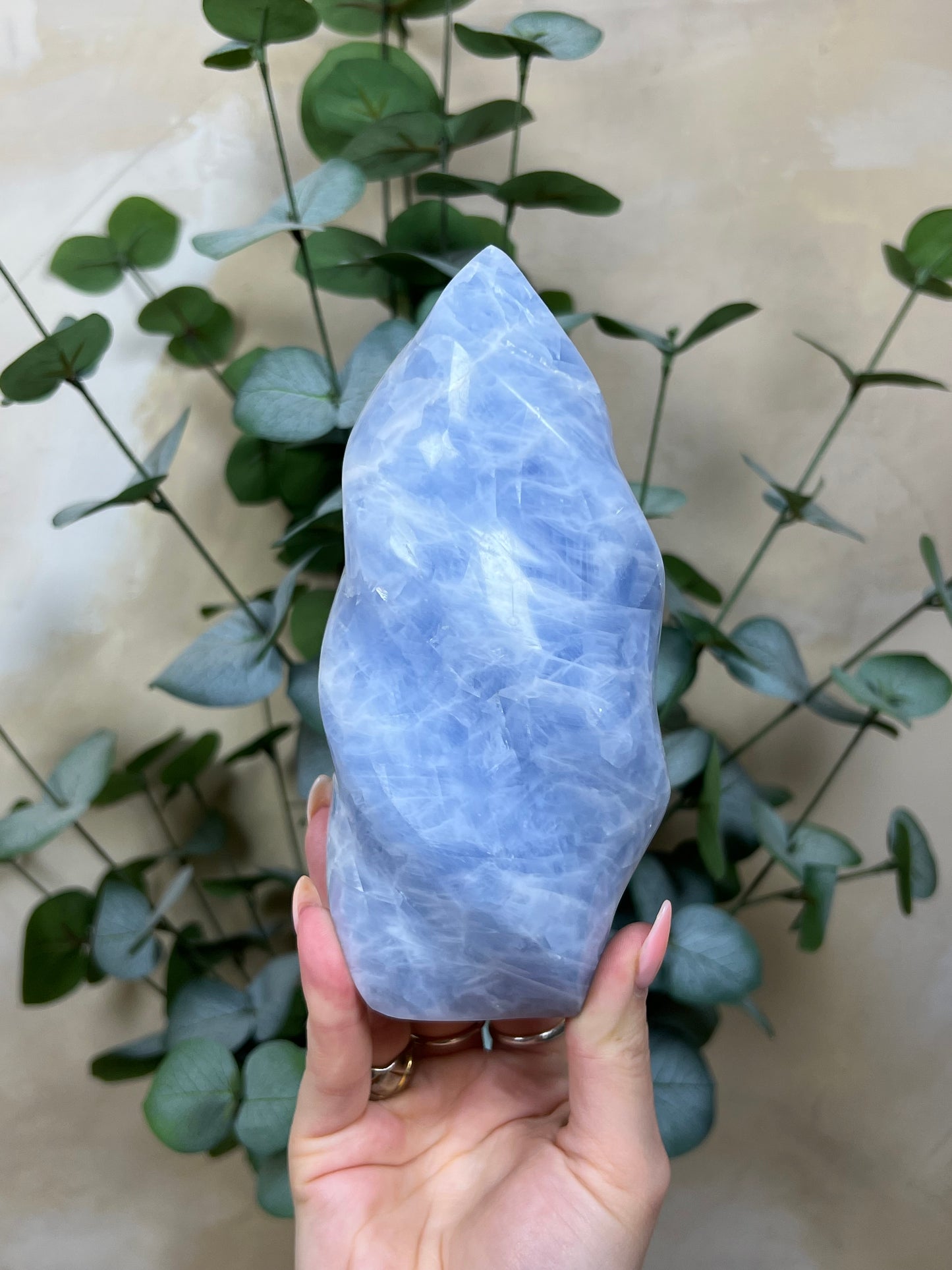 Blue Calcite Flame (72AA)