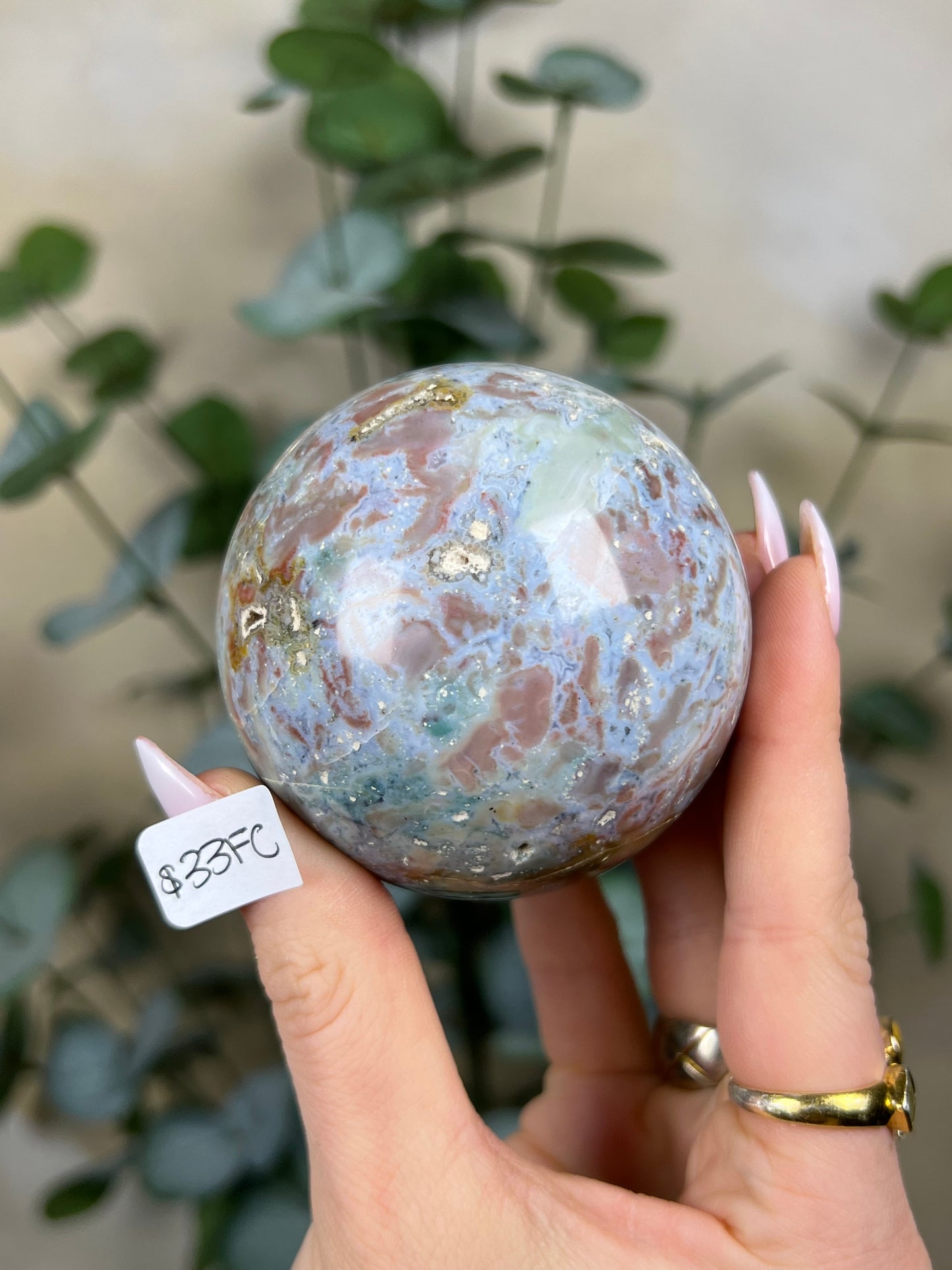 Sea Jasper Spheres (33FB, 33FC)