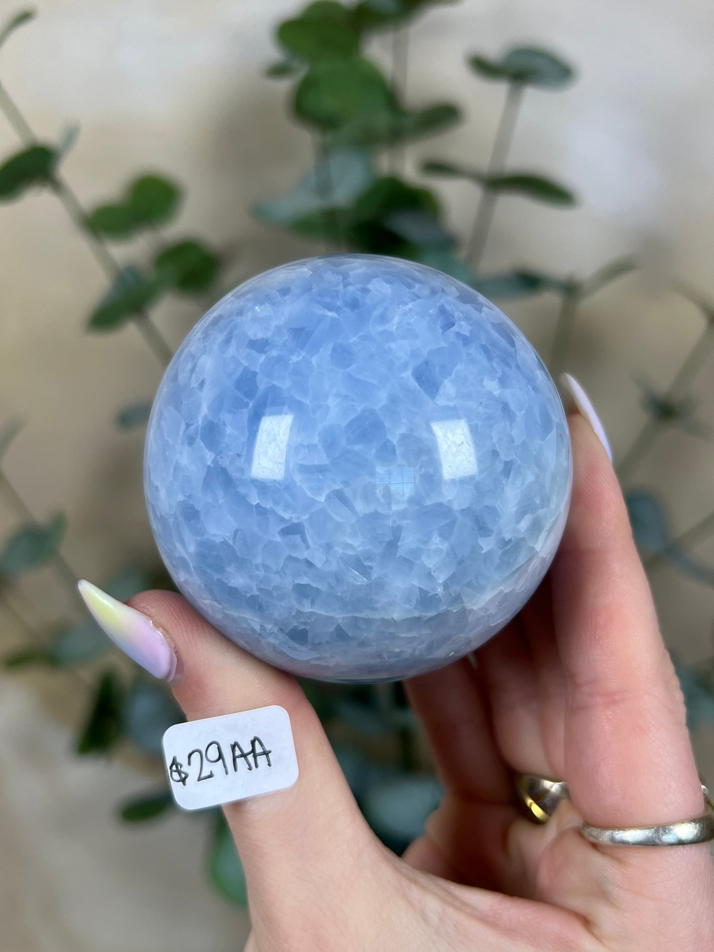 Blue Calcite Spheres (3 options)