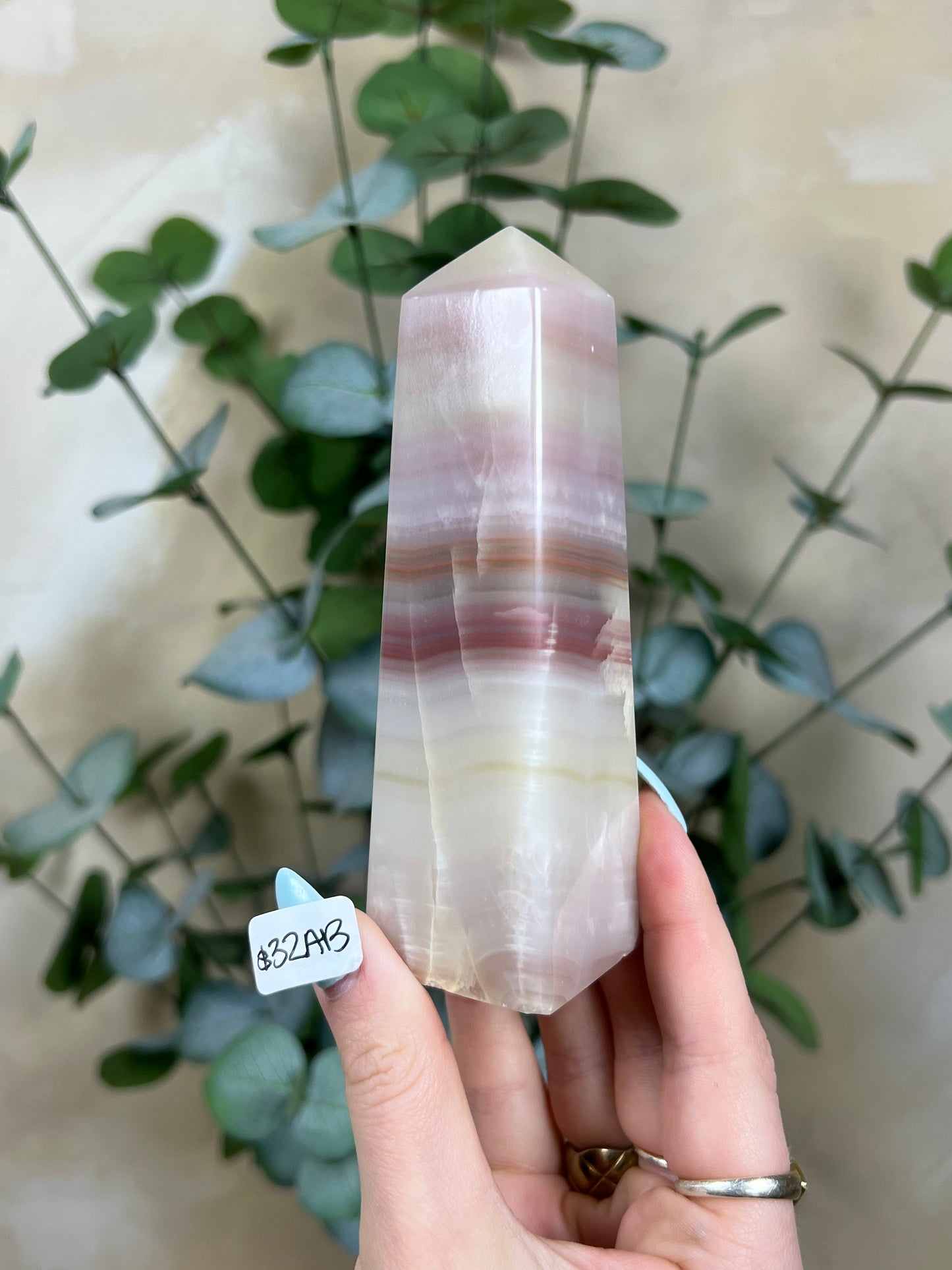 Pink Banded Calcite Towers (32AB-36AC)